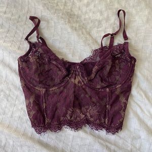 Topshop Lace Corset